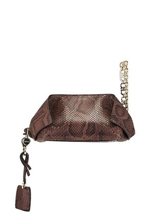 Ferragamo Pouch in Testa Di Moro - Brown. Size all.
