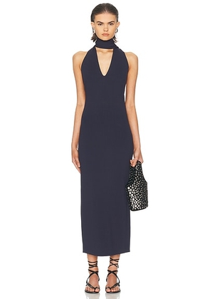 Cult Gaia Caia Knit Dress in Deep Lake - Navy. Size L (also in ).