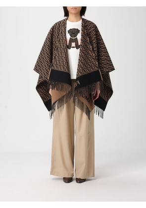 Coat FENDI Woman color Tobacco