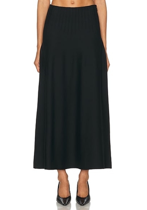 Gabriela Hearst Annamaria Skirt in Black - Black. Size L (also in M, S, XS).