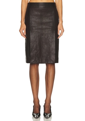 Ferragamo Pencil Skirt in Expresso - Chocolate. Size 36 (also in 40).