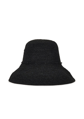 Helen Kaminski Provence 10 Hat in Charcoal - Black. Size all.