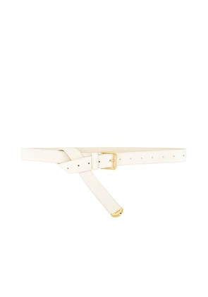 Givenchy Voyou Metal Belt in Ivory - Ivory. Size 70 (also in 75, 85).