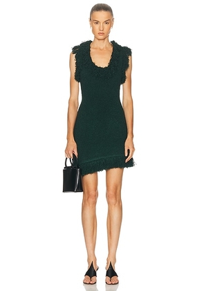 Ferragamo Mini Dress in Moss - Daek Green. Size L (also in ).
