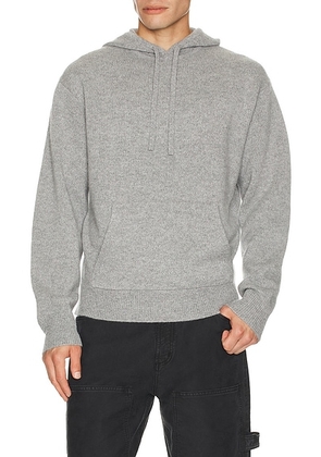 Guest In Residence Pullover Hoodie in Cashmere in Heather Grey - Grey. Size S (also in ).