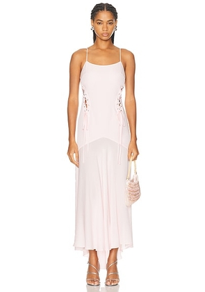 Fleur du mal Gia Gown in Baby Rose - Pink. Size 0 (also in 2, 4, 6, 8).