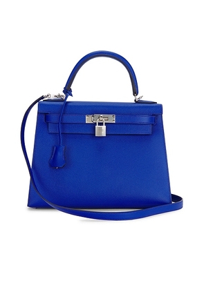 hermes Hermes Epsom Kelly 28 Sellier Handbag in Bleu Electrique - Royal. Size all.
