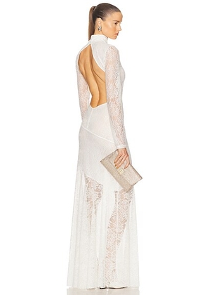ILA Backless Maxi Dress in White - White. Size 34 (also in 36, 38, 40).