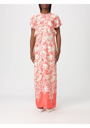 Dress AGNONA Woman color Coral