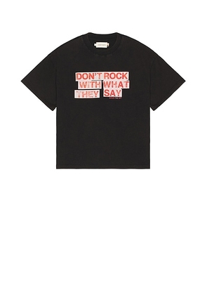 Honor The Gift What They Say Tee in Black - Black. Size M (also in S, XL/1X, XXL/2X).