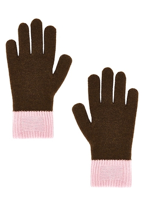 Guest In Residence The Soft Gloves in Chestnut & Daybreak - Brown. Size all.