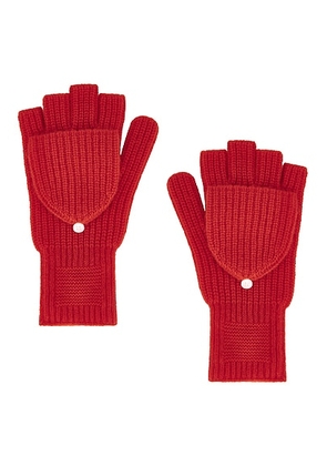 Guest In Residence The Mitts Gloves in Chili - Red. Size all.