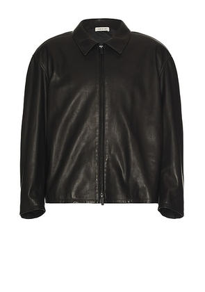 Fear of God Rider Jacket in Black - Black. Size L (also in M, XL).