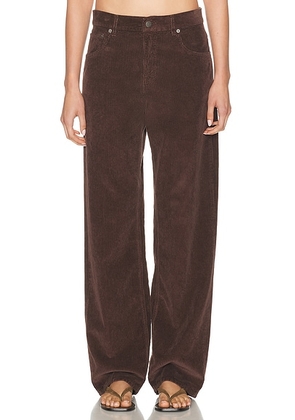 Haikure Bonnie Velvet Pant in Chocolate - Chocolate. Size 29 (also in ).