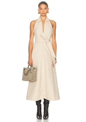 Cult Gaia Regnier Dress in Oatmeal - Tan. Size 2 (also in 4, 6, 8).