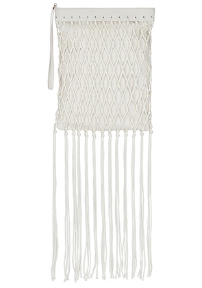 Gabriela Hearst Naila Bag in Ivory - Ivory. Size all.