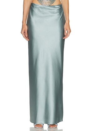 Cult Gaia Chantel Skirt in Celadon - Blue. Size S (also in ).