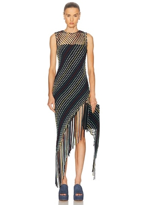 Gabriela Hearst Nabia Dress in Black Multi - Black,Mint. Size L (also in S).