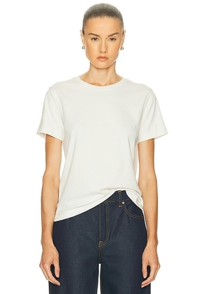 GRLFRND Small Tee in White - White. Size L (also in M, S, XL, XS, XXS).