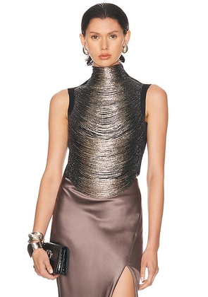 Cult Gaia Taraji Sleeveless Top in Black - Black. Size XS (also in ).