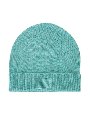 Guest In Residence Rib Cuff Beanie in Glacier - Blue. Size all.