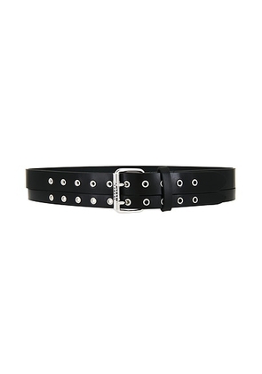 Isabel Marant Split Belt in Black & Silver - Black. Size 70 (also in 75, 80).