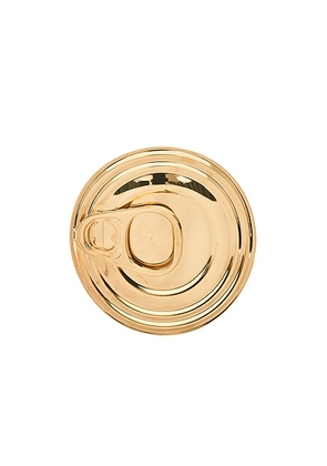 Jean Paul Gaultier Pull Tab Can Hair Clip in Gold - Metallic Gold. Size all.