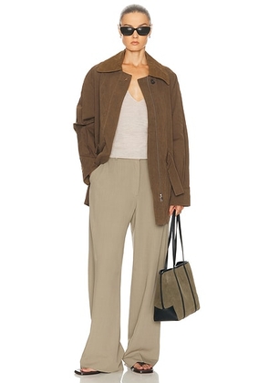 House of Dagmar Field Cotton Jacket in Cardamom Brown - Brown. Size 32 (also in 34, 36, 40).