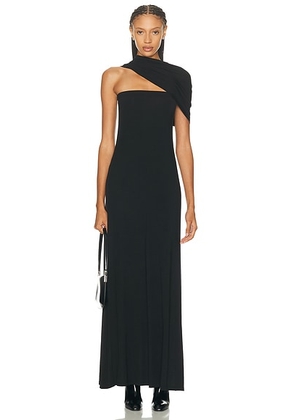 Helmut Lang Sash Maxi Dress in Black - Black. Size S (also in ).