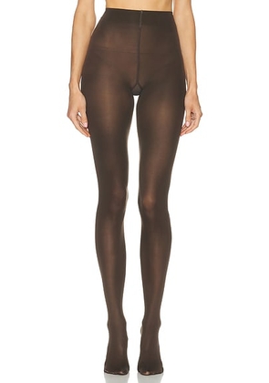 FALKE Pure Matt 50 Semi Opaque Tights in Brenda - Chocolate. Size L (also in M, XL).