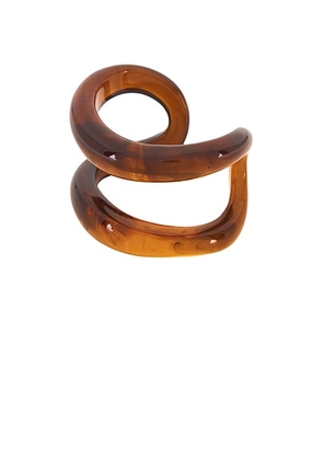 Julietta Marla Cuff in Amber - Brown. Size all.