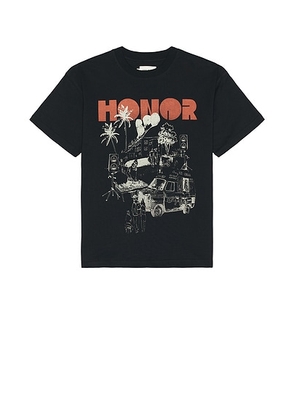 Honor The Gift Block Party Tee in Black - Black. Size S (also in ).