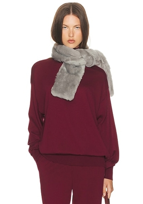 Helsa Madeira Oversized Turtleneck in Oxblood - Burgundy. Size L (also in M, S, XL, XS, XXS).