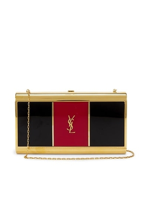 saint laurent Saint Laurent Minaudiere Bag in Black & Red - Black. Size all.
