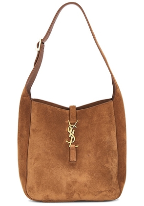 saint laurent Saint Laurent Small Le 5 A 7 Hobo Bag in Brown Caramel - Brown. Size all.