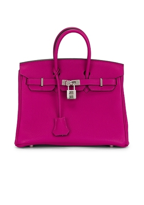 hermes Hermes Togo Birkin 25 Handbag in Rose Pourpre - Fuchsia. Size all.