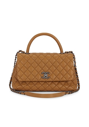 chanel Chanel Caviar Coco Top Handle Bag in Camel - Brown. Size all.