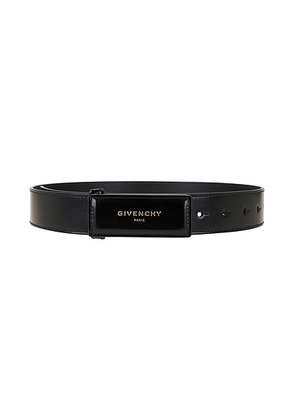 Givenchy Logo Belt in Black - Black. Size 65 (also in 70).