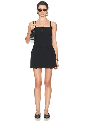 FRAME The Mod Dress in Black - Black. Size 0 (also in 2, 8).