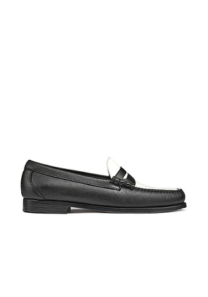 G.H.BASS x Reigning Champ Larson Weejuns Loafer in Black & White - Black. Size 10 (also in 10.5, 11, 12, 13, 8, 8.5, 9, 9.5).