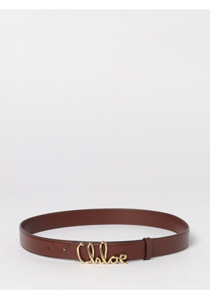 Belt CHLOÉ Woman color Brown