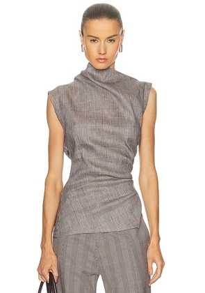 Jade Cropper Asymmetric Top in Beige - Beige. Size 40 (also in ).