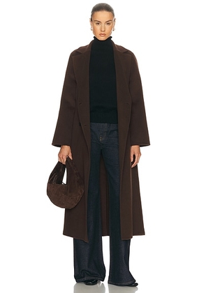 Jenni Kayne Olivia Coat in Chocolate - Chocolate. Size L (also in ).