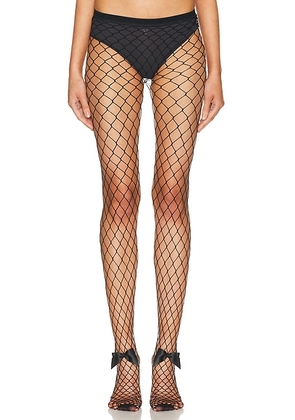 Gabriela Hearst Archibald Tights in Black - Black. Size all.