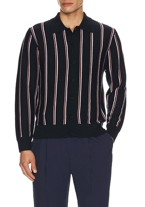 SIMKHAI Elio Cardigan in Midnight Multi - Navy. Size L (also in M, S, XL/1X).