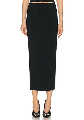 High Sport Long Lawton Skirt in Black - Black. Size L (also in S).