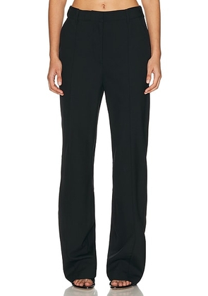 HAELO Flex Waist Tailored Trouser in Black - Black. Size L (also in M, S, XL, XS, XXS).