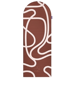 HERCULE STUDIO Archy Exercise Mat in Bari Choco - Chocolate. Size all.