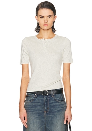 FLORE FLORE Jess Tee in Heather Grey - Light Grey. Size L (also in M, S, XL, XS).