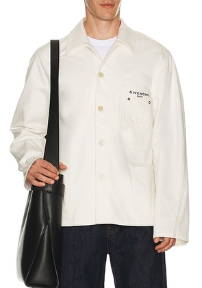 Givenchy Patch Pockets Jacket in White - White. Size M (also in S, XL/1X).